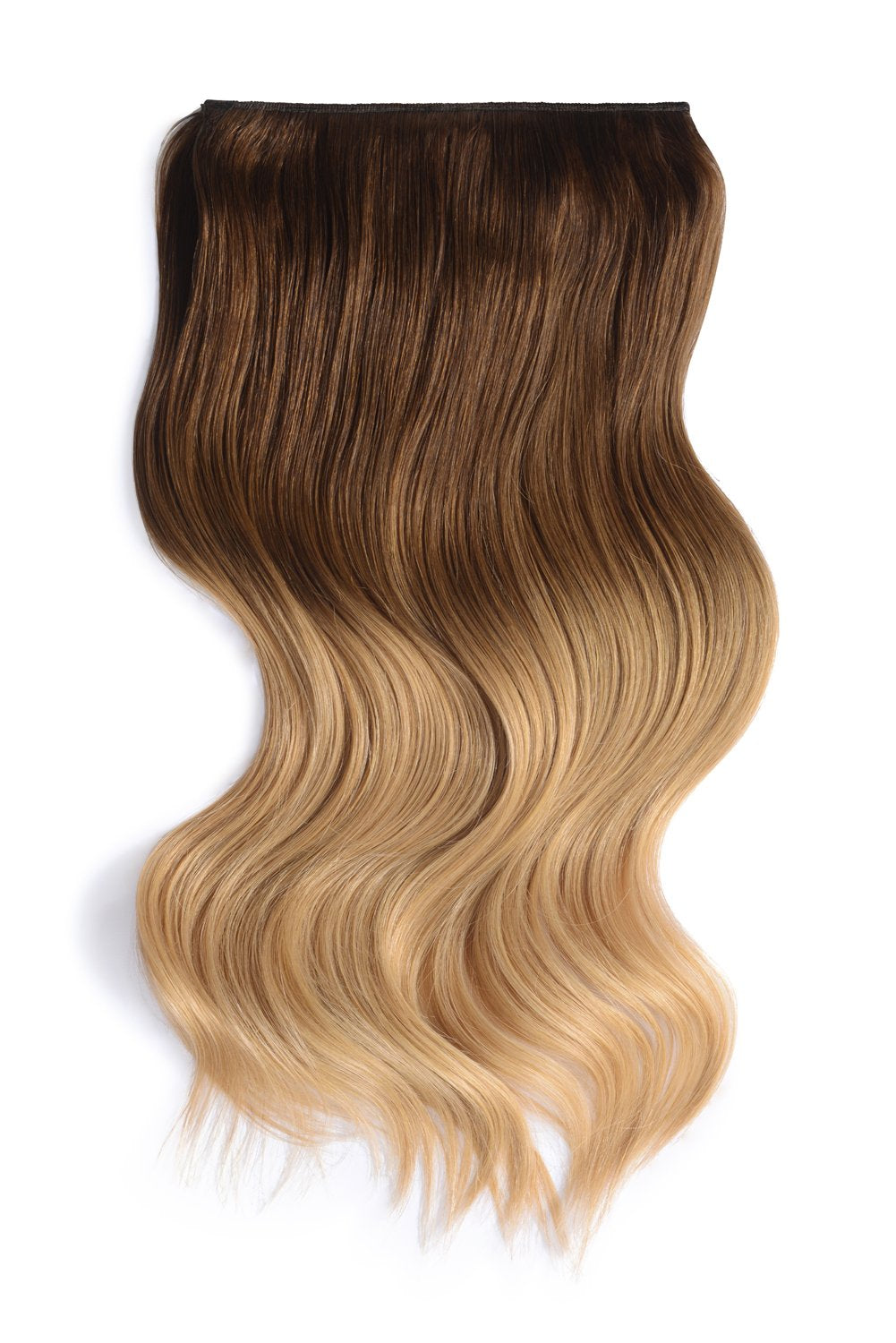clip-in hair extensions ombre shade 6/613