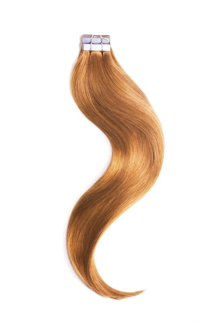 Tape in Remy Human Hair Extensions Autumn Spice (#30B)