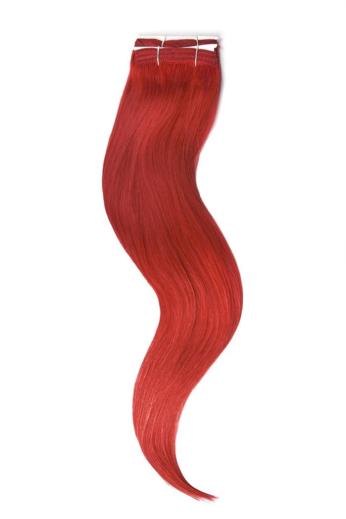 Vibrant  Bright Red Hair Extensions