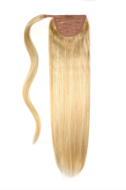 Barbie Blonde (#16/60) Straight Up Wrap Around Pferdeschwanz