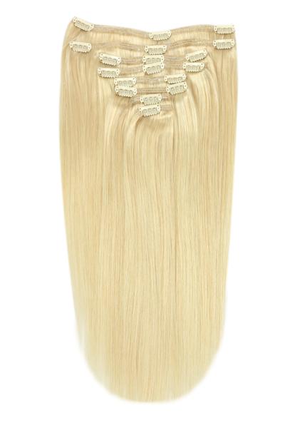 bleach blonde clip in hair extensions uk 