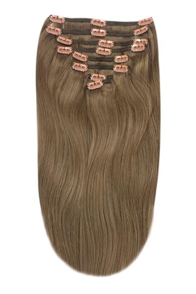 Ash brown hair extensions clip in 