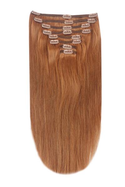 Light Auburn hair extensions shade 30 