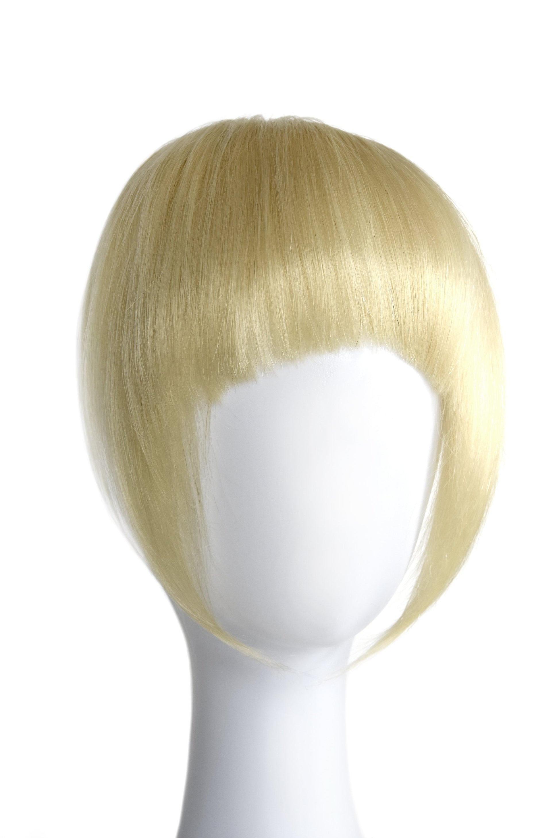 clip in bangs human hair fringe uk shade bleach blonde