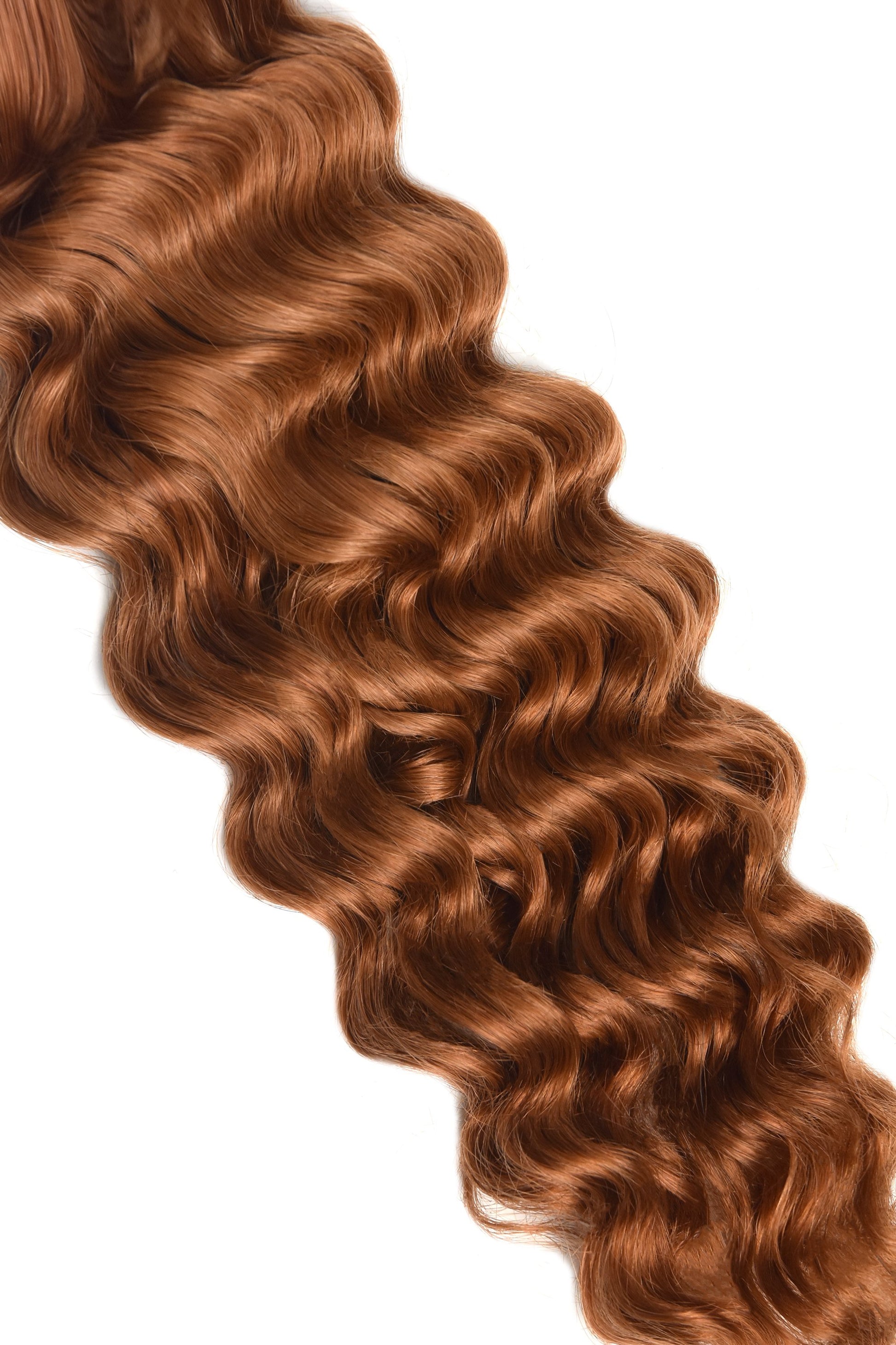 Curly Twirl Pigtail Extensions in Ginger