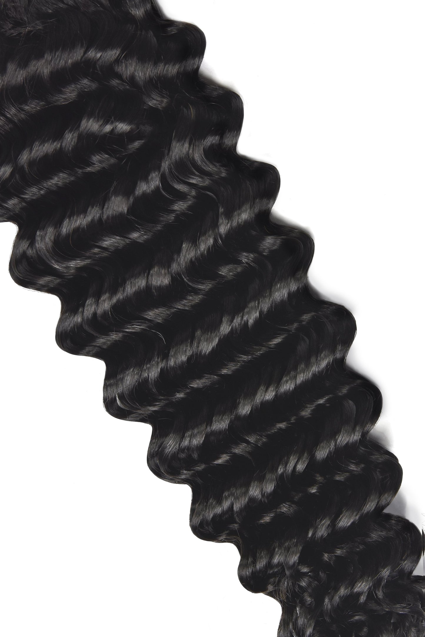 Type C Curly Hair Extensions 100%  human Hair extensions in shade darkest brown 