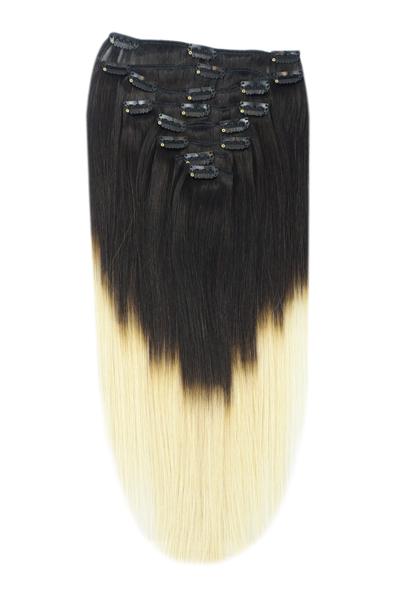 hair-extensions-clip-in-ombre-black-blonde