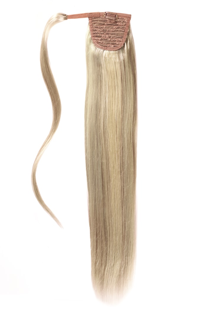 platinum blondeme wrap ponytail hair extension