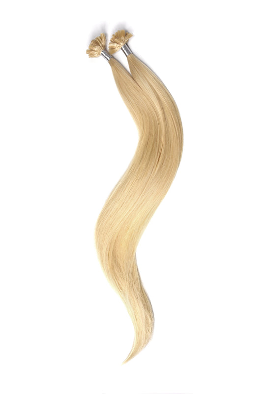 Nagelspitze / U-Spitze Pre-bonded Remy Human Hair Extensions - Light Ash Blonde (#22)