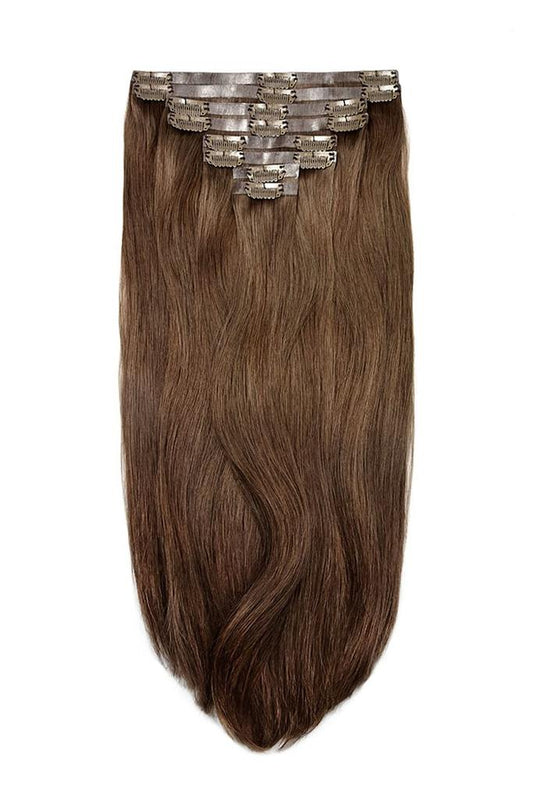 Remy Royale Seamless Clip ins - Light Brown (#6)