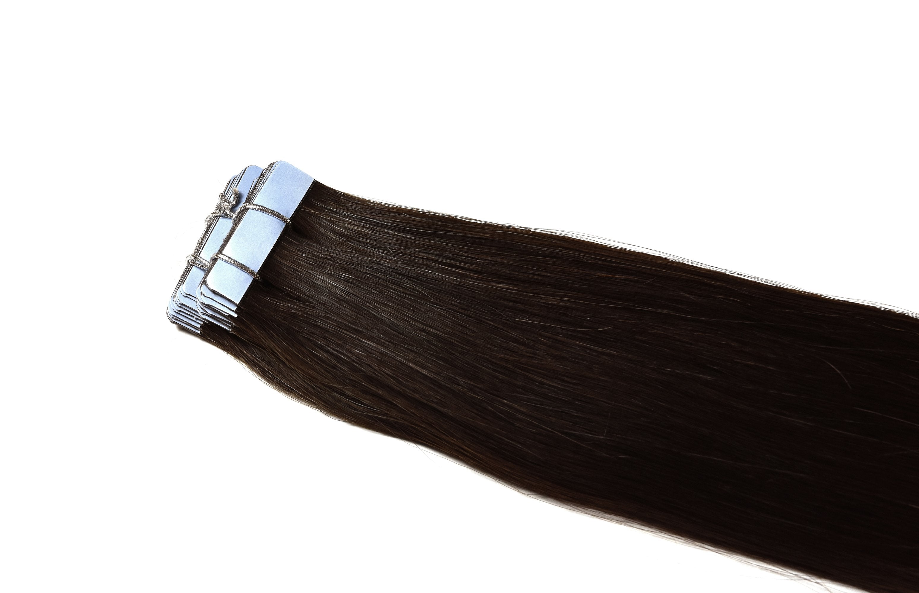 tape in hair extensions darkest brown 