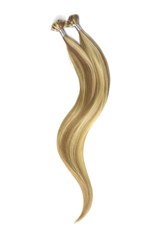 Nail Tip / U-Tip Pre-bonded Remy Human Hair Extensions - Biscuit Blondey (#18/613)